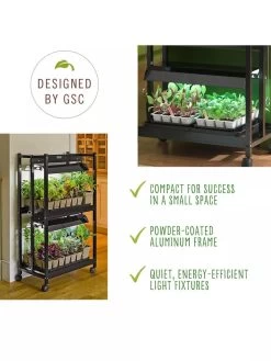 Compact 2-Tier SunLite® Garden -Outdoor Garden Care Shop 39 414 7