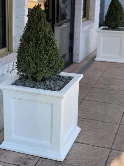 Fairfield Self-Watering Square Planter, 20” X 20” -Outdoor Garden Care Shop 39 618 213V tif