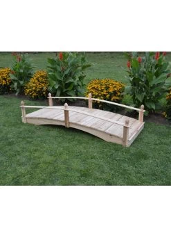 Acorn Garden Bridge Unfinished 3' X 10' -Outdoor Garden Care Shop 3 4 crop 8613404 01V