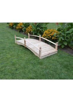 Acorn Garden Bridge Unfinished 3' X 10' -Outdoor Garden Care Shop 3 4 crop 8613404 02V