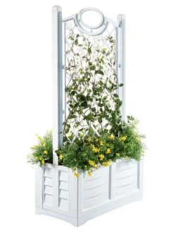 Separate Flower Box With Trellis -Outdoor Garden Care Shop 3 4 crop 8613626 14V