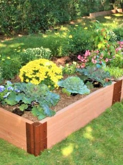 Classic Sienna Composite Raised Bed, 11" High With 2" Board -Outdoor Garden Care Shop 8588283 01V tif
