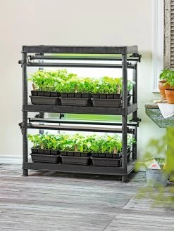 Stack-n-Grow Lights - Base Unit -Outdoor Garden Care Shop 8590139 001E Stack N Grow 2 Tier Light System tif 1