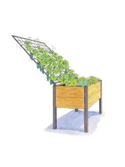 Space-Maker Pivoting Trellis, 4' -Outdoor Garden Care Shop 8590247 SMTrellis 4ft tif