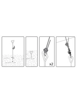 Canopia® By Palram Anchoring Kit For Snap & Grow™ Greenhouse -Outdoor Garden Care Shop 8591357 08v