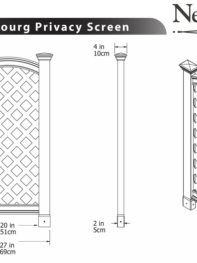 Luxembourg Vinyl Privacy Screen 3 Luxembourg Vinyl Privacy Screen - Image 3