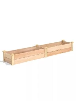 Premium Cedar Raised Garden Bed, 16" X 96" -Outdoor Garden Care Shop 8593873 03V