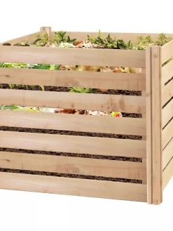 Cedar Wood Composter, 23 Cubic Feet 9 Cedar Wood Composter, 23 Cubic Feet -Outdoor Garden Care Shop 8594623 02V tif