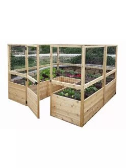 Garden In A Box With Deer Fence, 8' X 12' 13 Garden In A Box With Deer Fence, 8' X 12' -Outdoor Garden Care Shop 8595875 07V 3 4