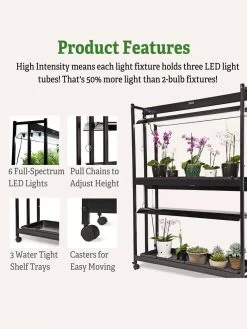 LED SunLite® High Intensity 2-Tier Garden -Outdoor Garden Care Shop 8596023 4