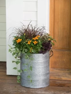 Galvanized Rim Planters 8 Galvanized Rim Planters -Outdoor Garden Care Shop 8597443 1708 tif
