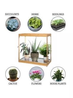 Medium Bamboo LED Grow Light Garden 21 Medium Bamboo LED Grow Light Garden -Outdoor Garden Care Shop 8597883 3