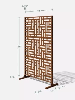 Veradek 3-Panel Privacy Screen Set, Blocks -Outdoor Garden Care Shop 8599185 11V tif