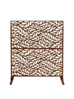 Veradek 2-Panel Privacy Screen Set, Flowleaf -Outdoor Garden Care Shop 8599212 13V tif