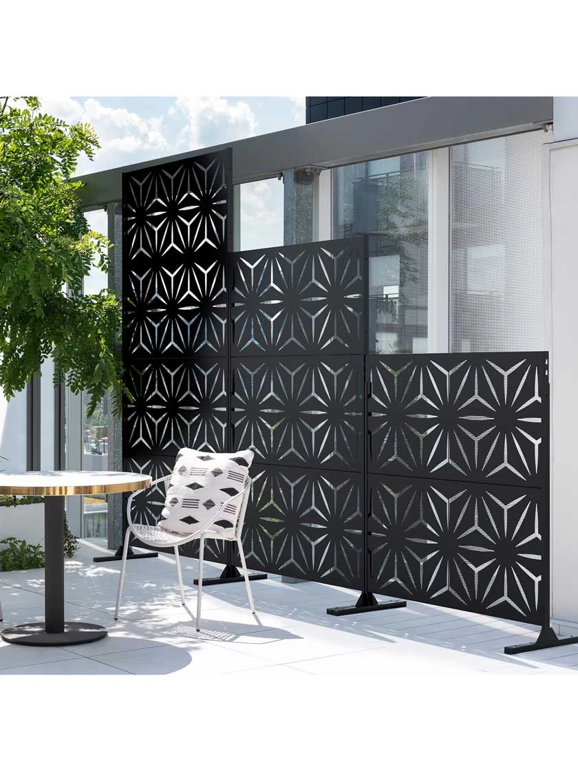 Veradek 2-Panel Privacy Screen Set, Star 3 Veradek 2-Panel Privacy Screen Set, Star - Image 3