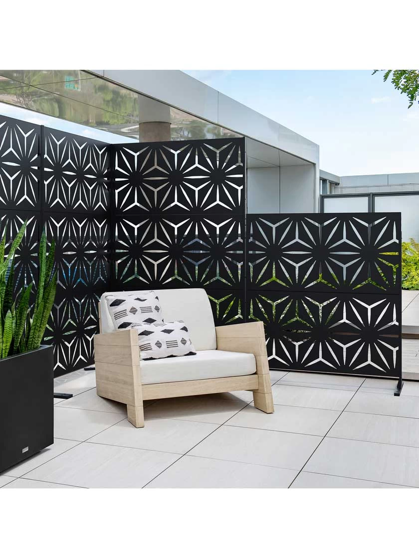 Veradek 2-Panel Privacy Screen Set, Star 5 Veradek 2-Panel Privacy Screen Set, Star - Image 5