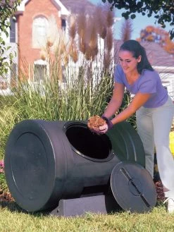 Compost Wizard Rolling Composter -Outdoor Garden Care Shop 8599314 02V jpeg