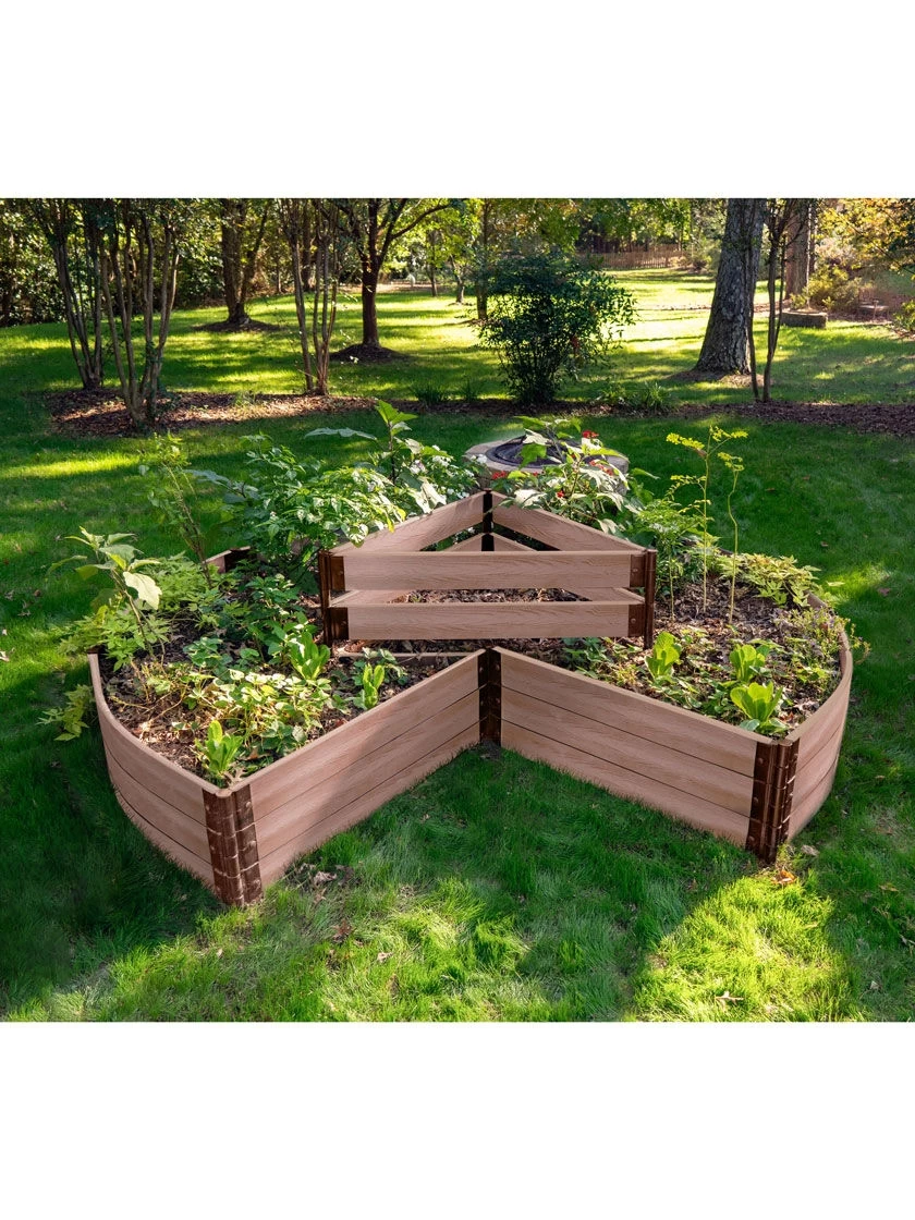 Classic Sienna Circle Keyhole Garden With 2" Boards 2 Classic Sienna Circle Keyhole Garden With 2" Boards - Image 2