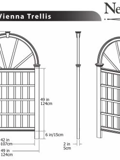 Vienna Vinyl Trellis -Outdoor Garden Care Shop 8599767 03V tif