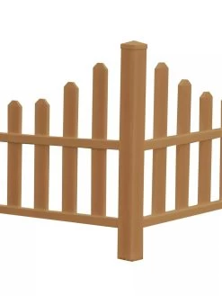 Country Corner Composite Picket Fence -Outdoor Garden Care Shop 8599773 02V tif