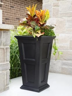 Fairfield Self-Watering Tall Patio Planters, 34” -Outdoor Garden Care Shop 8600109 16V tif