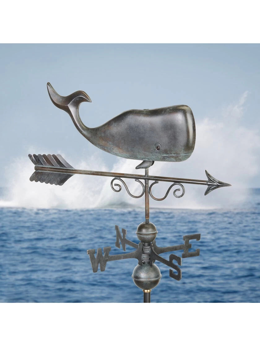 Save The Whales™ Copper Weathervane 3 Save The Whales™ Copper Weathervane - Image 3