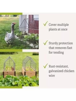 Chicken Wire Crop Coop -Outdoor Garden Care Shop 8609080 2