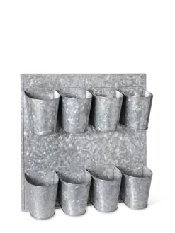 8 Pot Metal Wall Planter -Outdoor Garden Care Shop 8609089 9665 tif