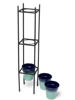 Steel Vertical Plant Stand With Metal Pots 6 Steel Vertical Plant Stand With Metal Pots -Outdoor Garden Care Shop 8609183 4967 tif