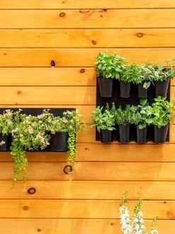 8 Pot Metal Wall Planter -Outdoor Garden Care Shop 8609195 6250 tif