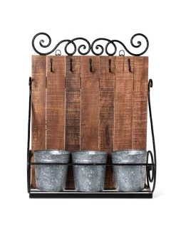 Wall Shelf With Planters -Outdoor Garden Care Shop 8609515 9310 tif