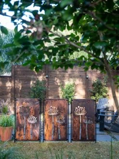 Queen Anne's Lace Corten Steel Screen -Outdoor Garden Care Shop 8609526 6301 tif