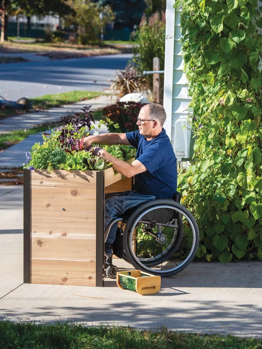 Wheelchair Accessible Elevated Garden Bed 1 Wheelchair Accessible Elevated Garden Bed