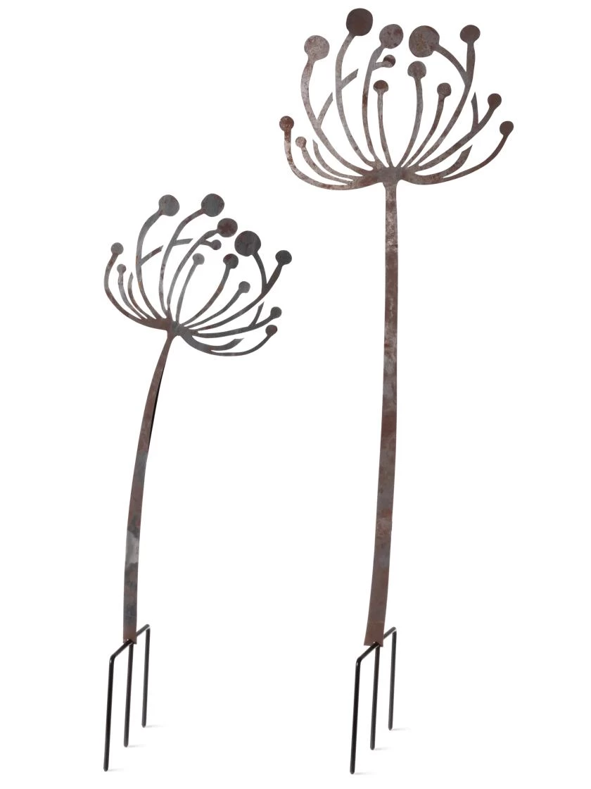 Queen Anne's Lace Garden Stake Set Of 2 4 Queen Anne's Lace Garden Stake Set Of 2 - Image 4