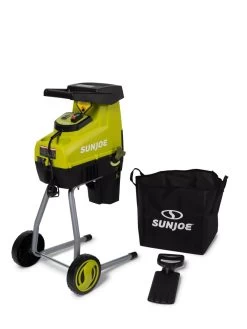 Sun Joe CJ603E 1.7 Inch Cutting Diameter Electric Silent Wood Chipper/Shredder | 15-Amp -Outdoor Garden Care Shop 8610486 3875 tif