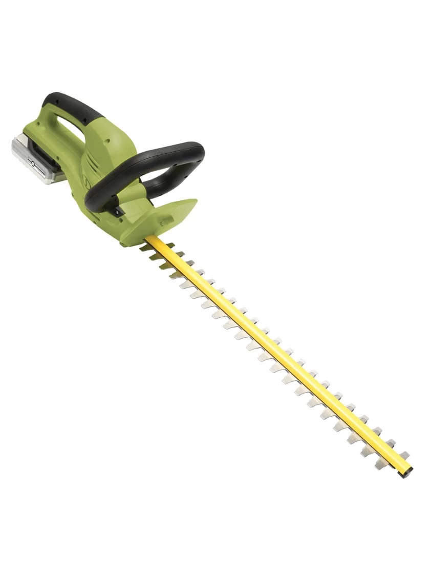 Sun Joe 24V-HT22-LTE 24-Volt ION+ Cordless Hedge Trimmer Kit | 22-Inch | W/ 2.0-Ah Battery And Charger 2 Sun Joe 24V-HT22-LTE 24-Volt ION+ Cordless Hedge Trimmer Kit | 22-Inch | W/ 2.0-Ah Battery And Charger - Image 2