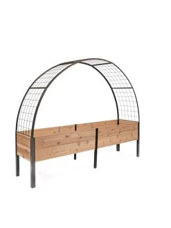 2’ X 8’ Arch Trellis For Planter Boxes -Outdoor Garden Care Shop 8610798 0809 tif