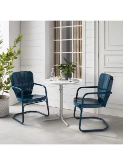 Crosley Ridgeland 3-piece Outdoor Bistro Set -Outdoor Garden Care Shop 8611594 ny 01v