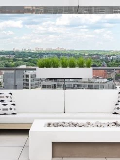 Veradek Metallic Series Railing Planters -Outdoor Garden Care Shop 8611612 27v