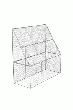 Chicken Wire Flat Back Crop Coop -Outdoor Garden Care Shop 8611701 FlatBackCropCoop gif