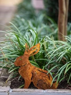 Corten Steel Animal Garden Stakes -Outdoor Garden Care Shop 8612060 076 tif