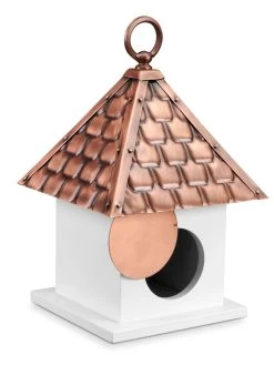 Bird House Bungalow With Copper Roof -Outdoor Garden Care Shop 8612197 02v