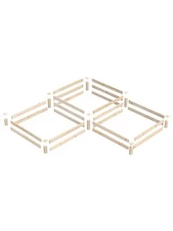 2-Tier Pine Raised Garden Bed, 4'x12' -Outdoor Garden Care Shop 8612257 01v