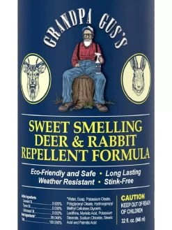 Grandpa Gus's Deer & Rabbit Repellent Spray -Outdoor Garden Care Shop 8612427 03V 3 4