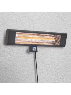 Sun Joe® 1500W Elec. Infrared OD Patio Heater, Adjust Ht. Range, W/Wall Bracket & Cover -Outdoor Garden Care Shop 8612532 10v