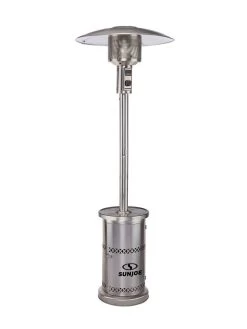Sun Joe® 48000-BTU Max Stainless Propane OD Patio Heater W/Wheels And Built In Bar Table