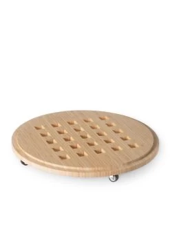 Bamboo Plant Caddy Round, 15.75" 8 Bamboo Plant Caddy Round, 15.75" -Outdoor Garden Care Shop 8612716 204 tif