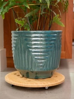 Bamboo Plant Caddy Round, 15.75" 7 Bamboo Plant Caddy Round, 15.75" -Outdoor Garden Care Shop 8612716 2270 tif