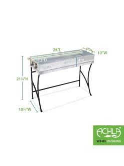 Achla Designs Trestle Plant Stand -Outdoor Garden Care Shop 8612886 05v