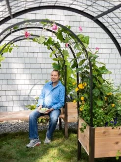 Cedar Bench Kit, Natural, 48" 7 Cedar Bench Kit, Natural, 48" -Outdoor Garden Care Shop 8612976 0965